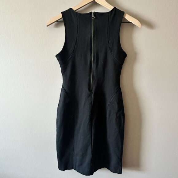 Women's XS Sanctuary Little Black Dress Sleeveless Bodycon - Picture 3 of 8